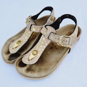 Birkenstock Kid's Gold Star Kairo Backstrap Buckle Sandals - Child size 12
